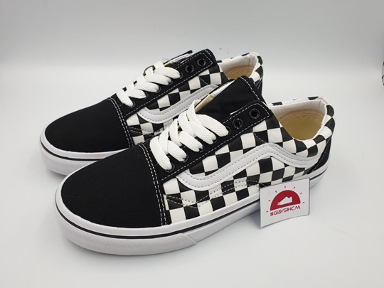 Vans Old Skool Checkerboard Sỉ Từ 5 Đôi Bất Kỳ, Hàng Có Sẵn,Giao Toàn Quốc