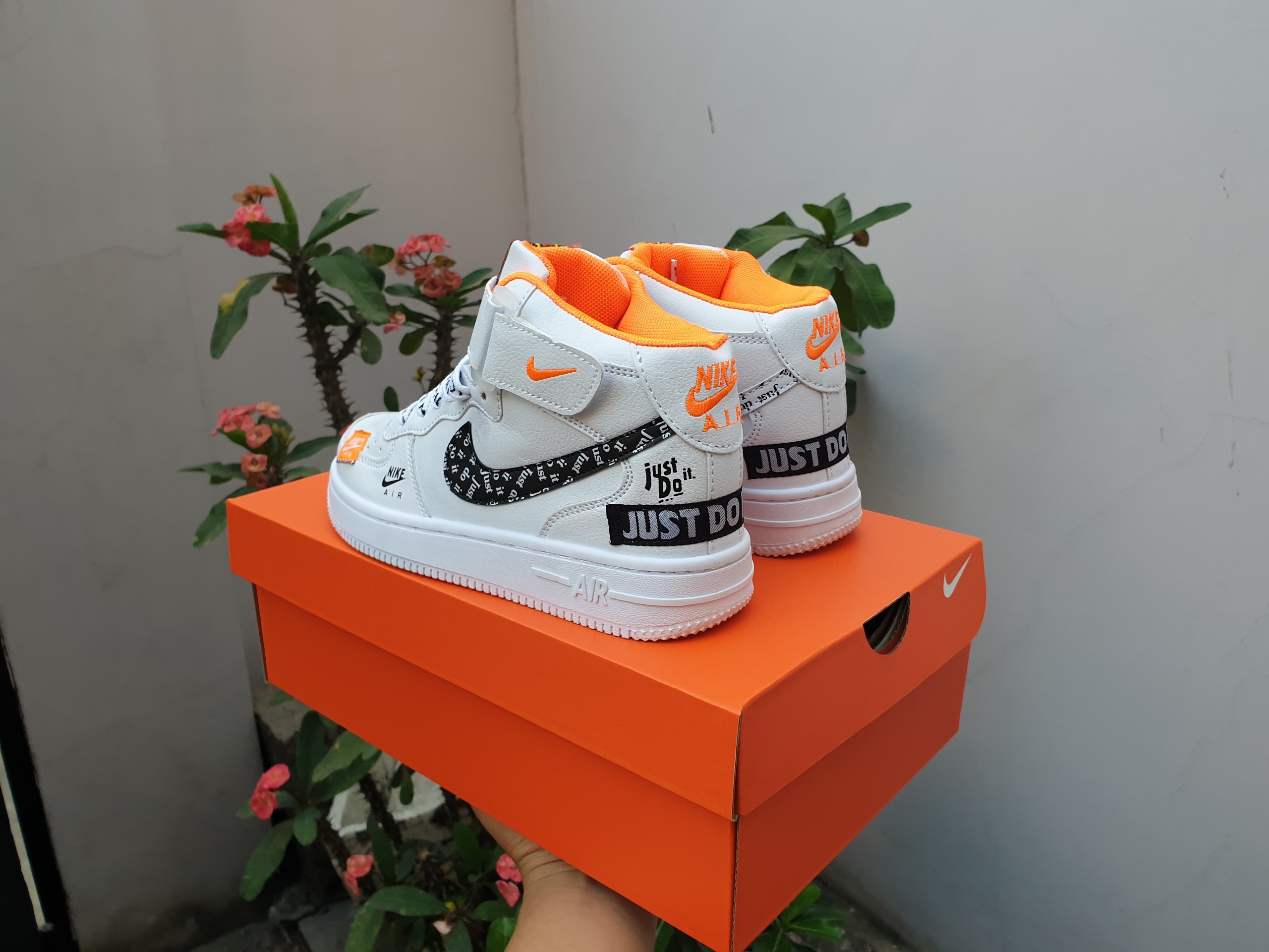 nike air force JDI cổ cao trắng