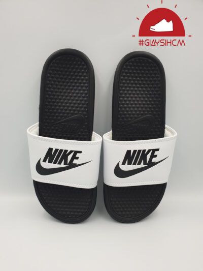 Nike benassi đen quai trắng VN