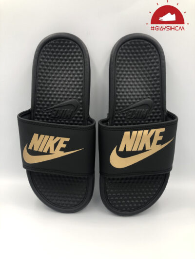 Dép Nike benassi đen vàng