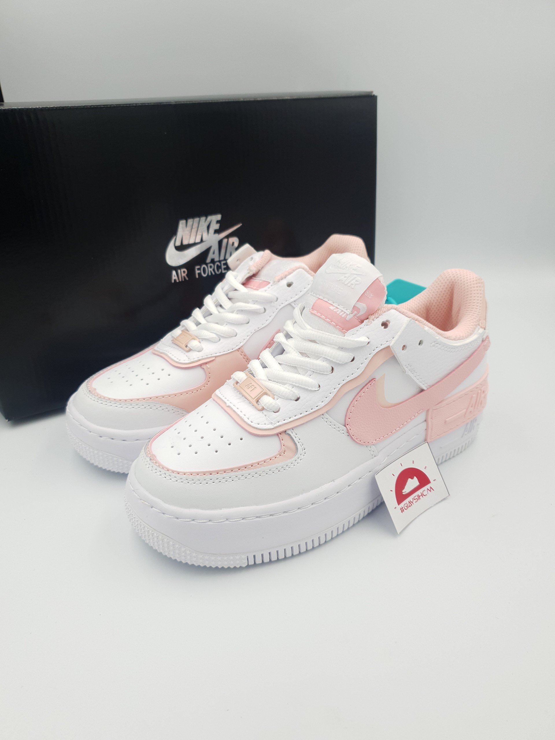 giay-nike-air-force-1-shadow-white-coral-pink-replica