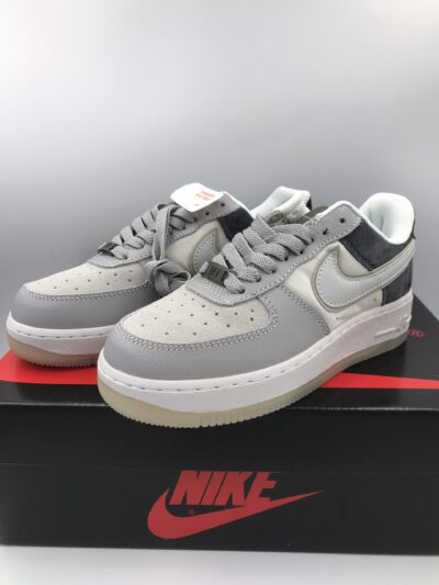 Sỉ giày  Nike Air Force One xám hàng siêu cấp