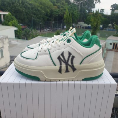 Sỉ giày MLB chunky liner white green hàng siêu cấp