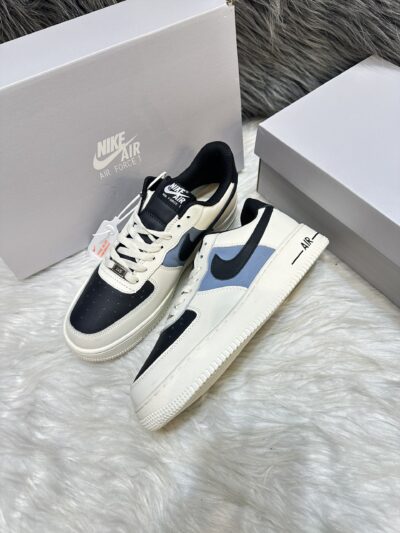 Sỉ giày Nike Air Force 1 custom trắng đen xanh hàng siêu cấp