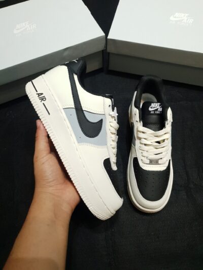 Sỉ giày Nike Air Force 1 custom trắng đen xanh hàng siêu cấp